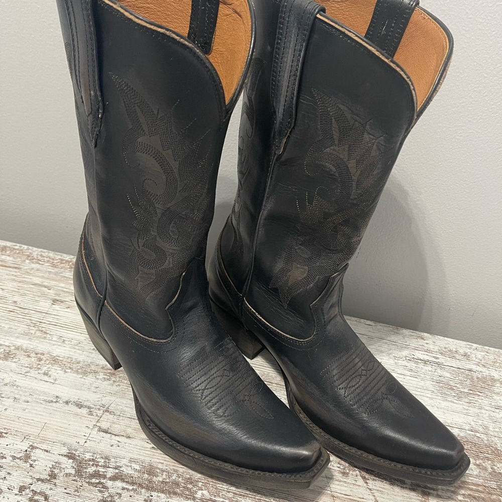 Freebird Black Heeled Boots - Picture 7 of 10